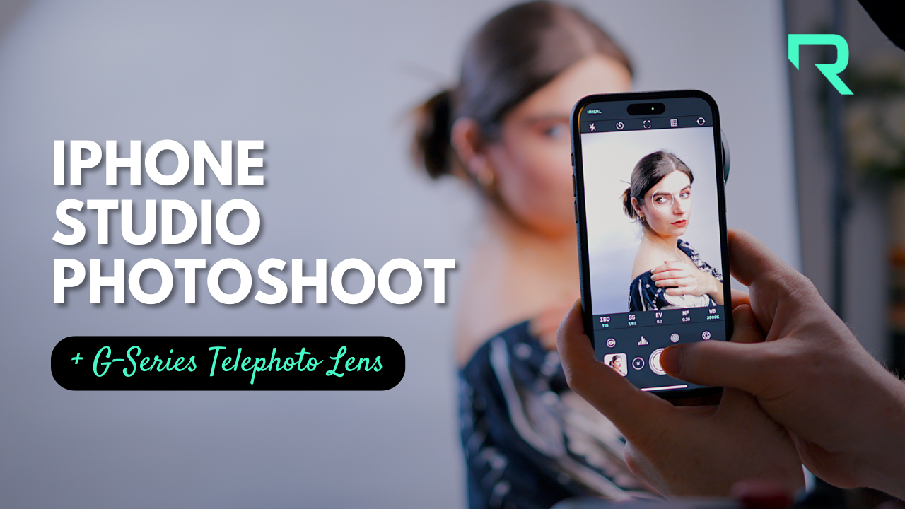 Professional Portrait Photography on iPhone 15 Pro Max | G-Series Telephoto Lens Tutorial