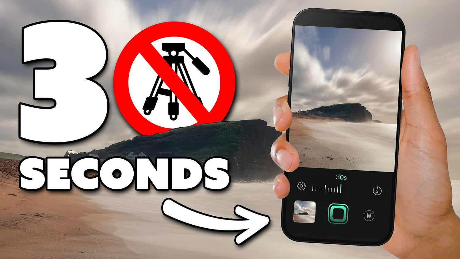 30 Seconds Long Exposure without a tripod!? Yes!