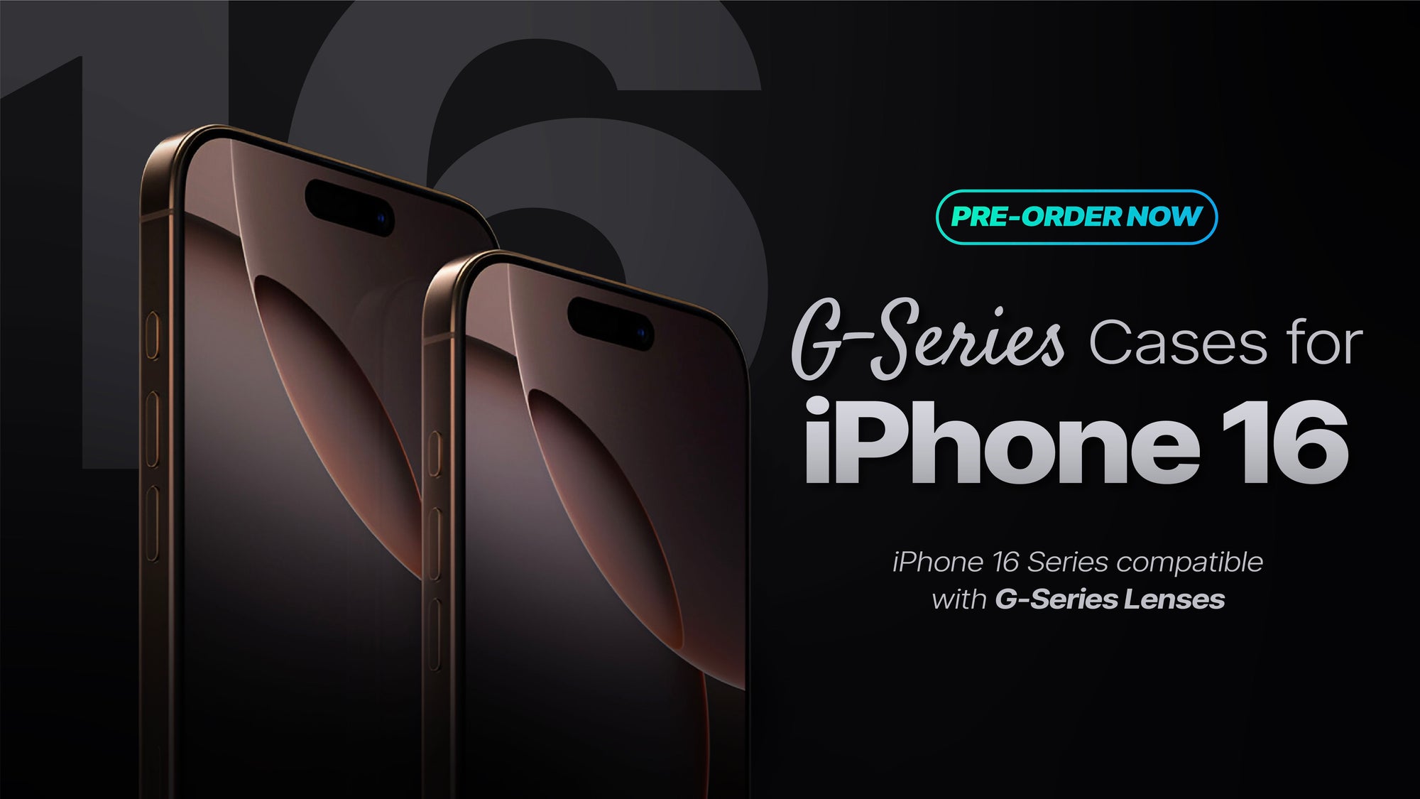 The New iPhone 16s are here and so are our G-Series Cases! 🚀