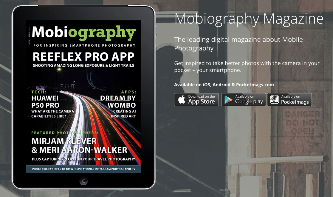 Reeflex Pro Camera, featured on Mobiography Magazine